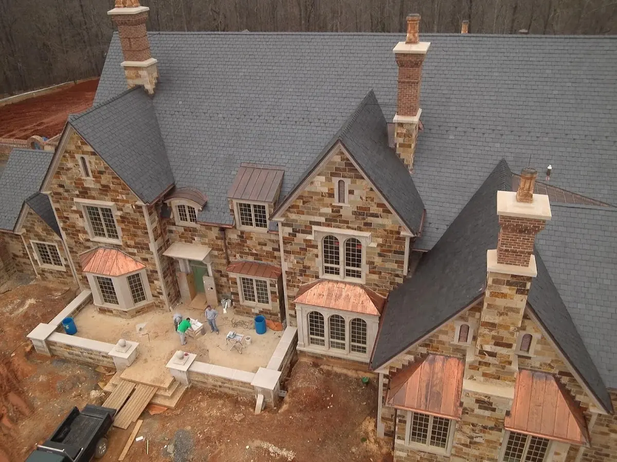 Craftsman Roofing Slate Roof Repair project in Oakleigh Manor